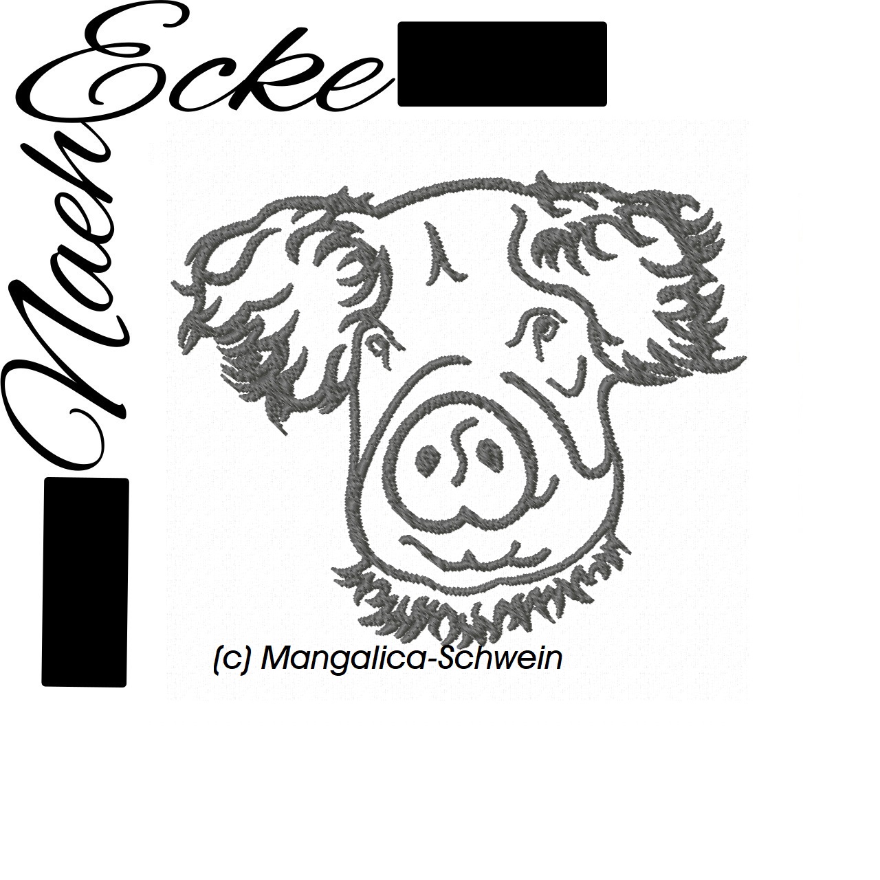 Schwein 2 / Mangalica-Schwein