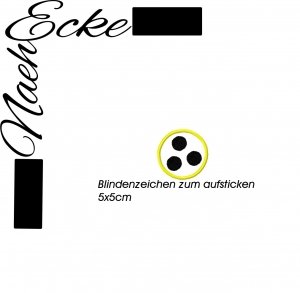 Symbol Blindenzeichen