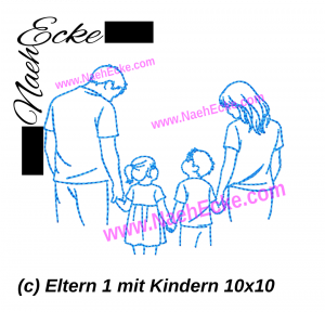 Eltern 1 mit Kindern