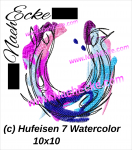 Hufeisen 7 Watercolortattoo