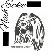 Stickdatei Bearded Collie 1 13x18