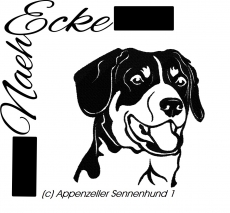 Stickdatei Appenzeller Sennenhund Nr. 1 20x30