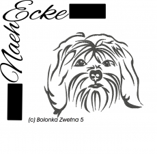 Embroidery Bolonka Zwetna Nr. 5 10x10 <br />