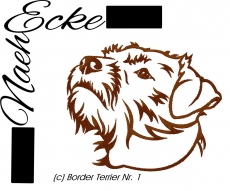 embroidery Border Terrier 1 10x10 