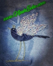 Embroidery Bird 3 Glimmerbird <br />