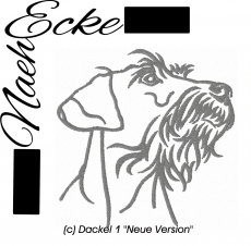Stickdatei Dackel Nr. 01 13x18 