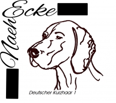 Stickdatei Deutsch Kurzhaar 1 13x18 