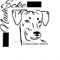 Datei Manchester Terrier Nr. 2 SVG / EPS <br />