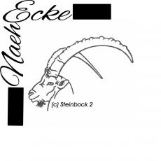 Stickdatei Steinbock Nr. 2 20x30