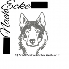 Stickdatei Tschechoslowakischer Wolfhund 1 10x10 <br />