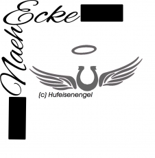 FILE Horseshoeangel 4 SVG / EPS <br />