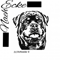 Stickdatei Rottweiler Nr. 8 13x18