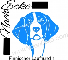 PLOTTERdatei Finnischer Laufhund 1 / Finnische Bracke SVG / EPS