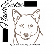 Stickdatei Kai Inu, Tora Inu, Kai tora-ken 13x18