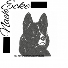Embroidery Karelischer Bärenhund 5x7