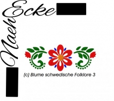 Stickdatei Schwedische Folklore 3 13x18