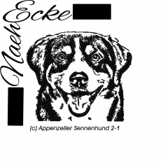 embroidery Appenzell Mountain Dog 2-1 5x7