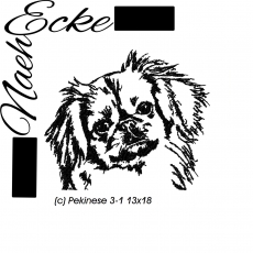 Stickdatei Pekinese 3-1 13x18