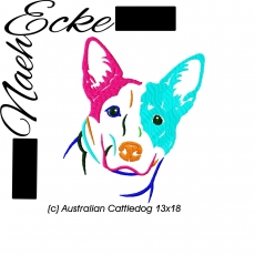 Stickdatei Australian Cattledog 3-4 13x18