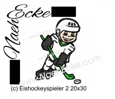 Stickdatei Eishockey 2 20x30