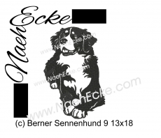 Embroidery Bernese Mountain Dog 9 5x7