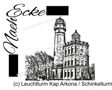 Stickdatei Leuchtturm Kap Arkona Schinkelturm 20x28 / 20x30 Scrib-Art