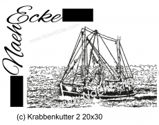 Stickdatei Krabbenkutter 2 20x30