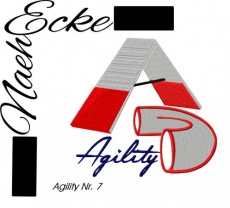 Stickdatei Agility Nr 7 10x10 <br />