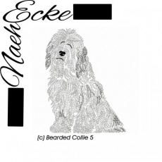 Stickdatei Bearded Collie 5 13x18