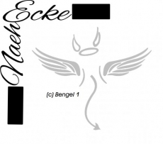 PLOTTERdatei (B)Engel Nr. 1 SVG / EPS <br />