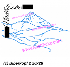 Stickdatei Biberkopf 2 20x28 / 18x30