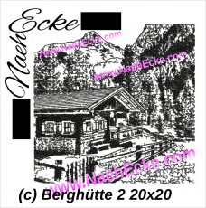 - Berghütte 2 Scrib-Art 20x30 / 20x28 / 20x20