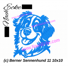 Stickdatei Berner Sennenhund Nr. 11 10x10