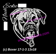 Stickdatei Boxer 17-1-3 13x18 / 14x20