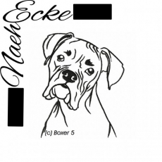 Stickdatei Boxer Nr. 5 13x18