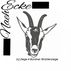 Stickdatei Ziege 4 10x10 