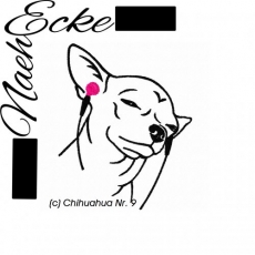 Stickdatei Chihuahua Nr. 9 13x18