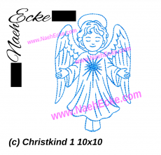 Stickdatei Christkind 1 10x10