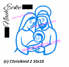 Embroidery christ child 2 4x4