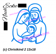 Stickdatei Christkind 2 13x18 / 14x20