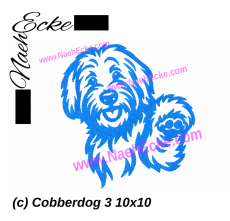 Embroidery Cobberdog 3 4x4
