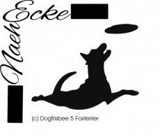 Datei Dogfrisbee 5 Fox Terrier SVG / EPS <br />