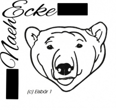 Embroidery Ice Bear 1 4x4