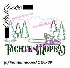 Stickdatei Fichtenmoped 1 20x30/20x36