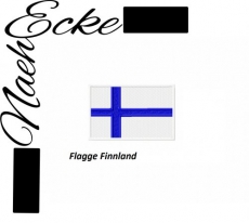 Stickdatei Flagge Finnland 17x12 cm <br />