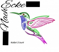 Embroidery Humming-Bird 2 4x4