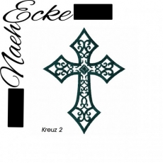 Embroidery Cross Nr. 2 5x7" <br />