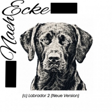 Stickdatei Labrador Nr. 2 PHOTOstitch 13x18