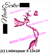 Stickdatei Liebespaar 5 13x18 / 14x20