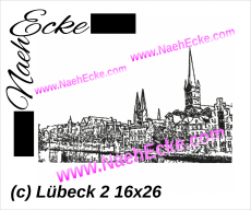 Stickdatei Lübeck 16 x 26 Scrib-Art